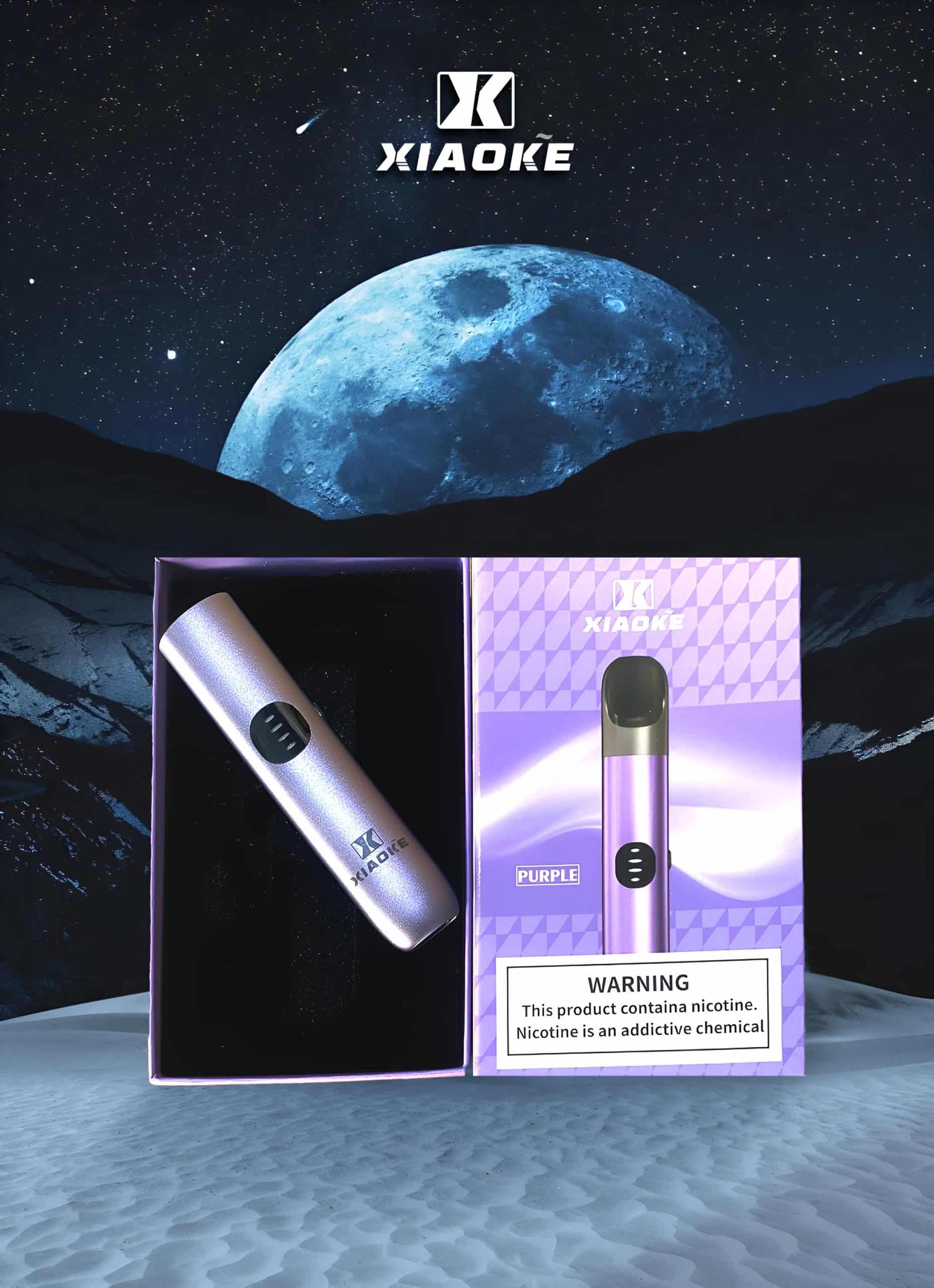 XIAOKE梟客6代電子煙主機｜三檔功率調節・快充長續航｜兼容4/5/6代煙彈・炫彩燈效設計