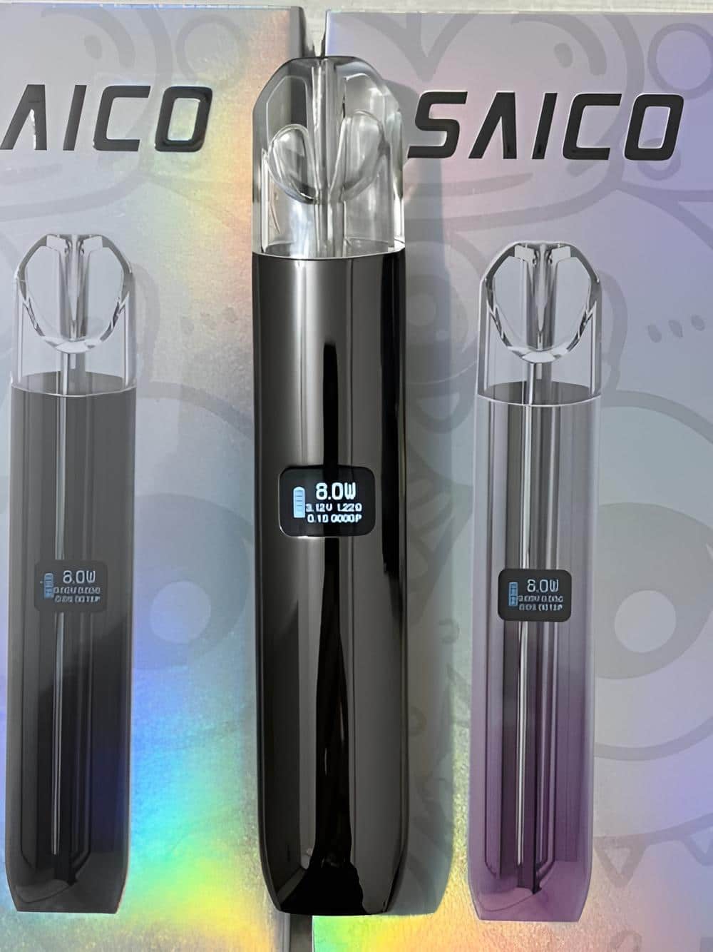 Saico 炫刻電子煙主機丨36款配色可選·LED燈效設計｜電子煙專賣