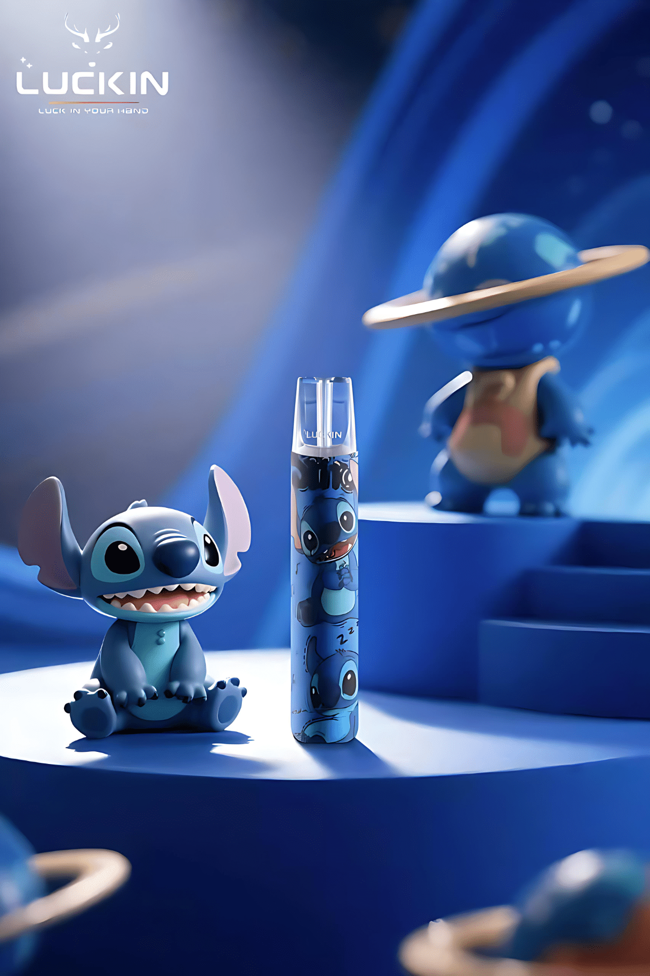 LUCKIN幸運一代電子煙主機 — 潮流設計×強勁體驗丨蠟筆小新、哪吒、史迪仔限量版震撼登場！