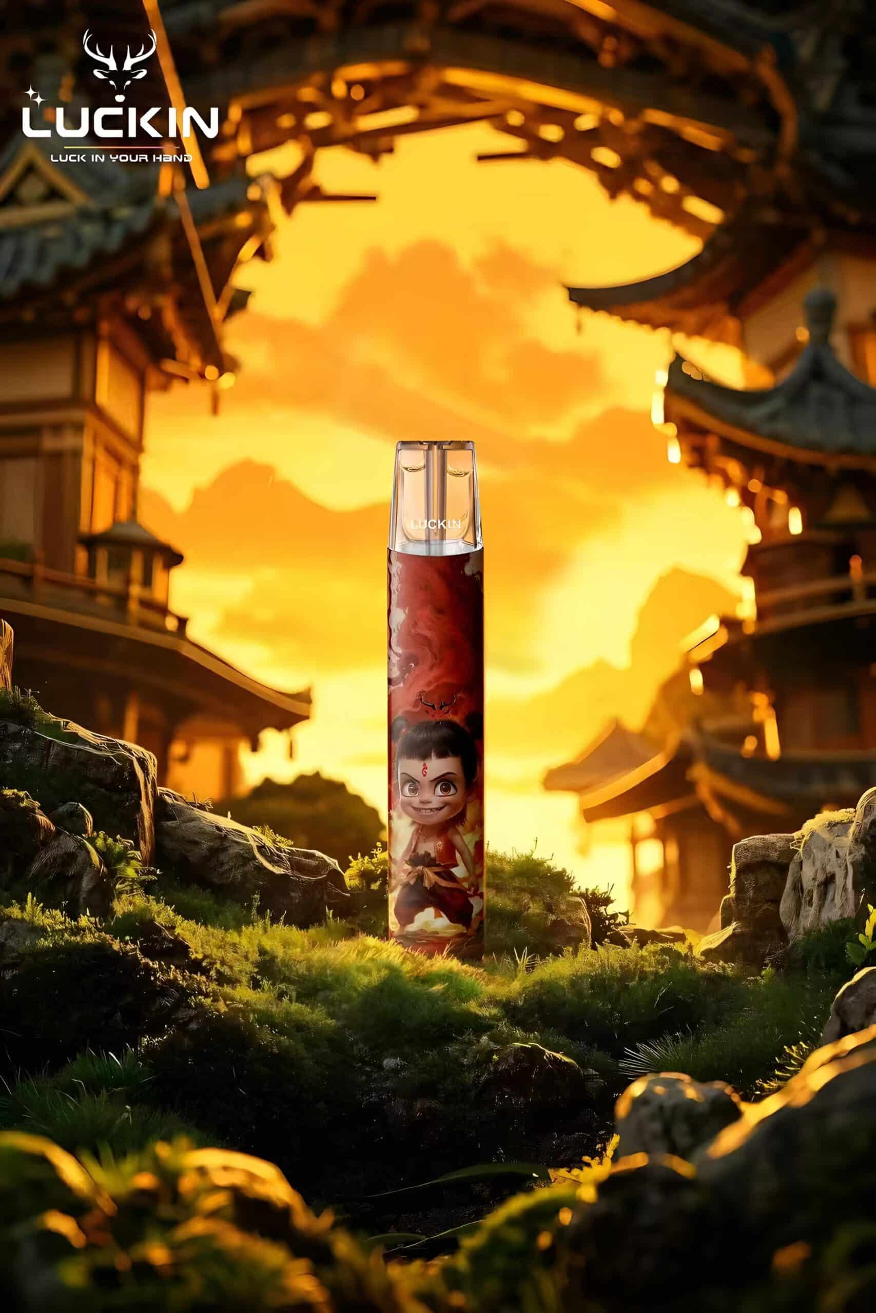 LUCKIN幸運一代電子煙主機 — 潮流設計×強勁體驗丨蠟筆小新、哪吒、史迪仔限量版震撼登場！
