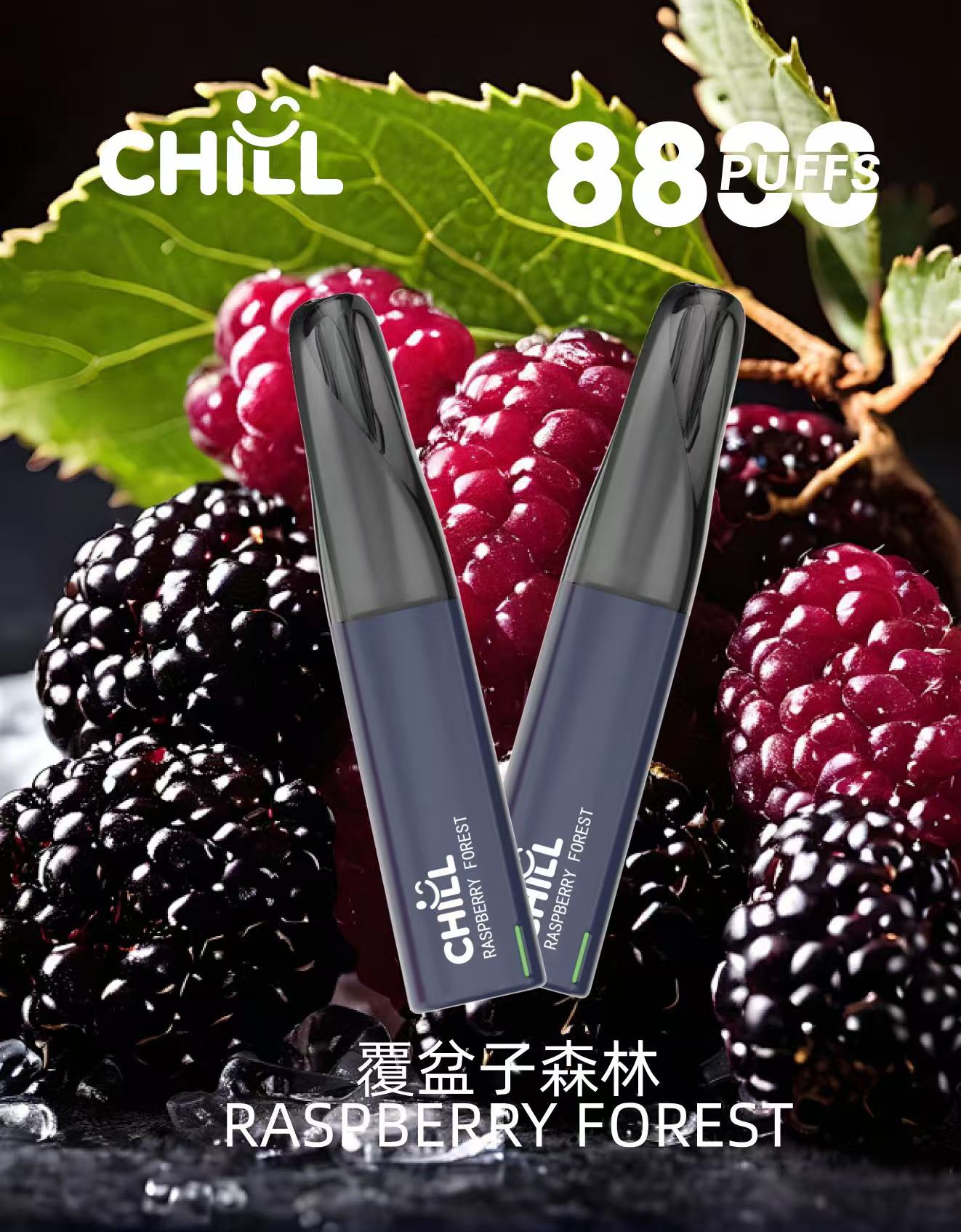 鴨嘴獸CHILL 8800口隨身電子煙｜口數紮實×輕巧機身免充電免添油