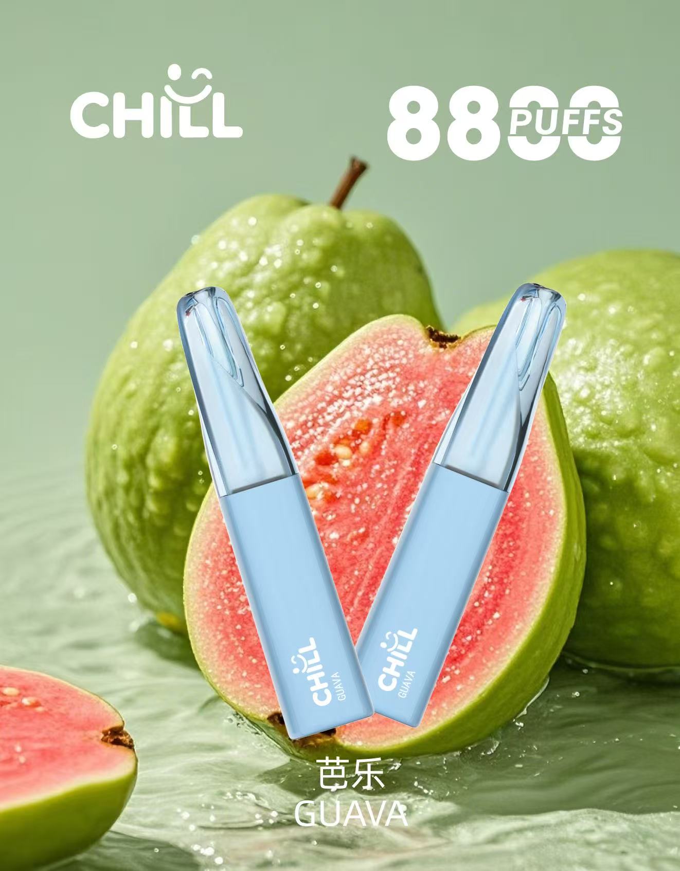 鴨嘴獸CHILL 8800口隨身電子煙｜口數紮實×輕巧機身免充電免添油